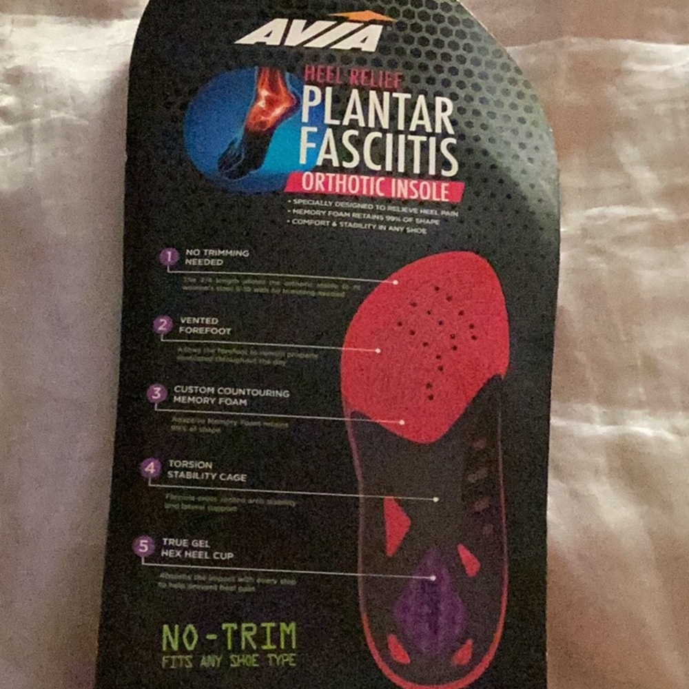 🖤Just In !! NWT “ AVIA “ Womens Size 6–10
Orthotic Insole / Heal Relief 🖤 - Picture 8 of 9